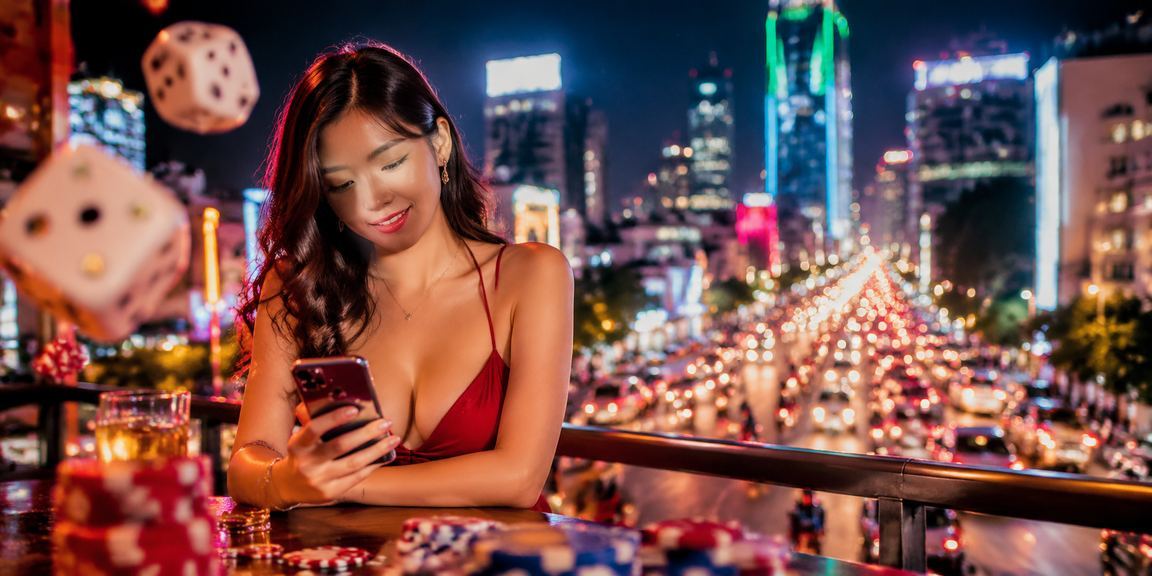 Không khí bàn Tài Xỉu neon sống động tại TP. Hồ Chí Minh dành cho người chơi VIP